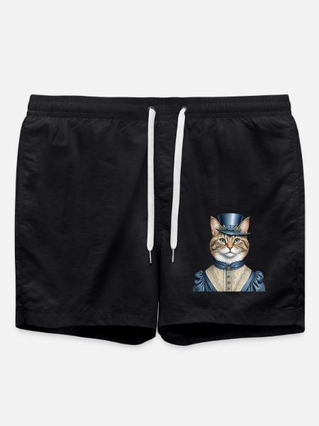 Madam cat - Swim Trunks - black
