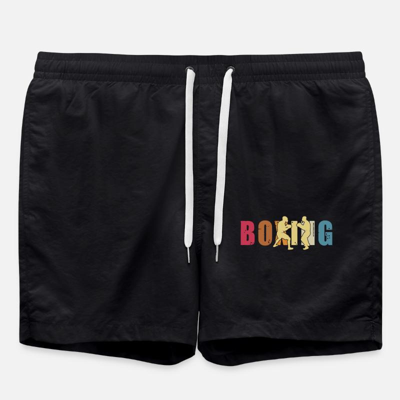 Boxing - Swim Trunks - black