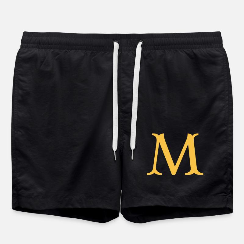 M - Badeshorts - Schwarz