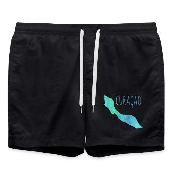 Curacao - Swim Trunks - black - Front - AI Model Male 185 light (185cm)