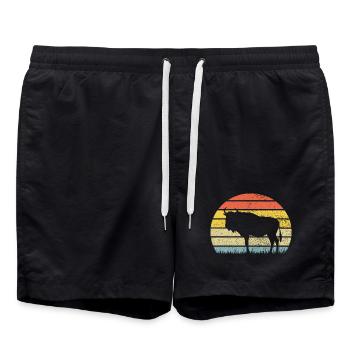 Gnu - Badeshorts - Schwarz - Vorne - AI Model Male 185 light (185cm)