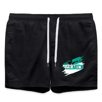 Le pouvoir de Brême football - Short de bain - noir - Devant - AI Model Male 185 light (185cm)