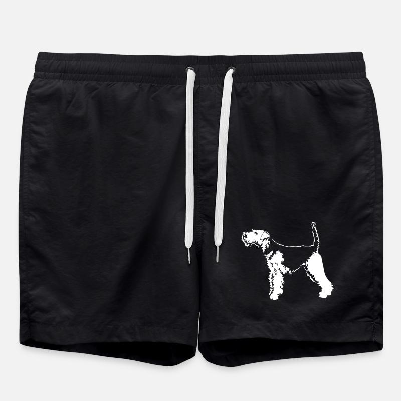 Welsh Terrier "Black Edition" - Swim Trunks - black