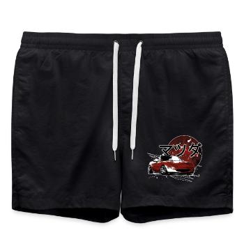 Voiture japonaise Miata Mx5 - Short de bain - noir - Devant - AI Model Male 185 light (185cm)