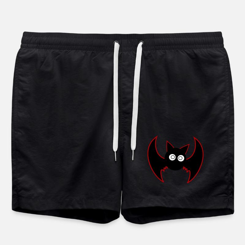 Chauve-souris d’Halloween - Short de bain - noir