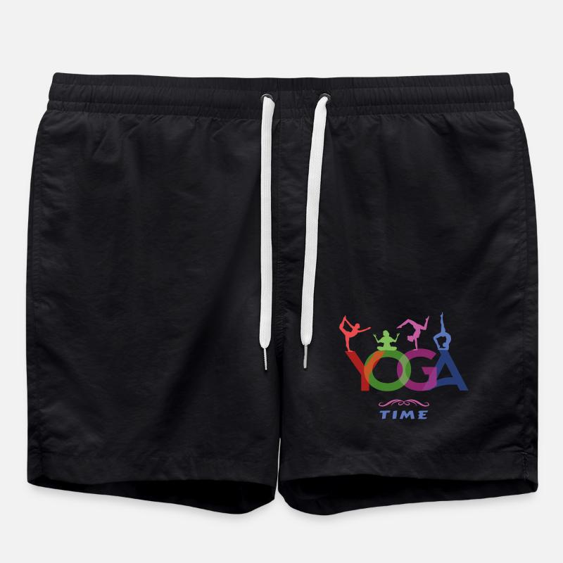 YOGA Time - Le temps du yoga - Short de bain - noir