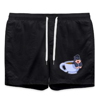 Tasse à café Mole - Short de bain - noir - Devant - AI Model Male 185 light (185cm)
