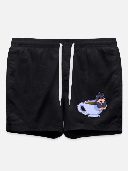 Mole Coffee Mug - Swim Trunks - black