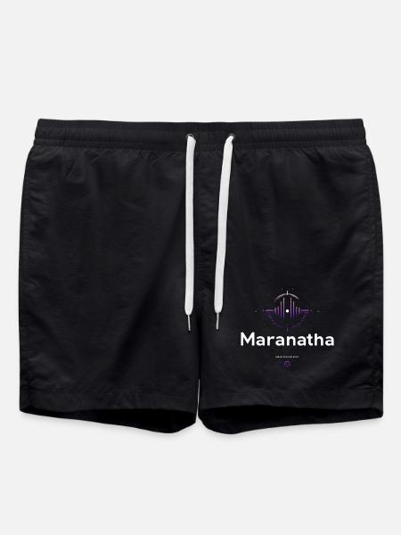 Maranatha Worship Wave - Swim Trunks - black