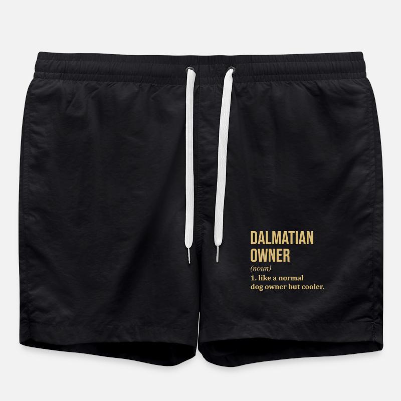 Dalmatian - Swim Trunks - black