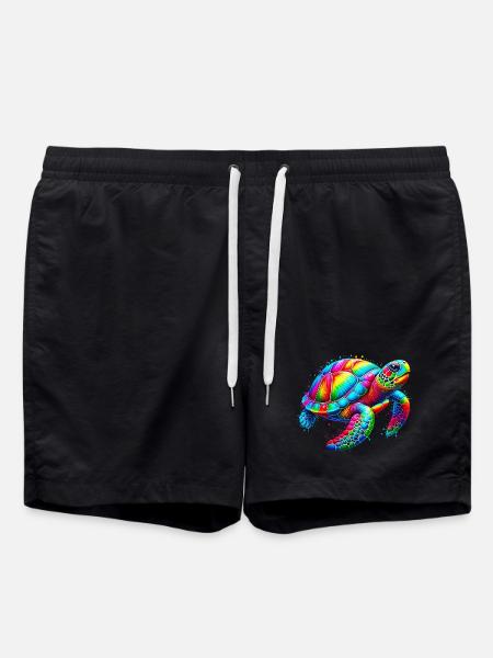 Turtle - Swim Trunks - black