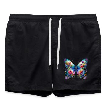 Papillon - Short de bain - noir - Devant - AI Model Male 185 light (185cm)