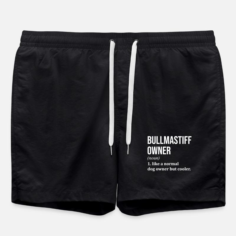 Bullmastiff - Swim Trunks - black
