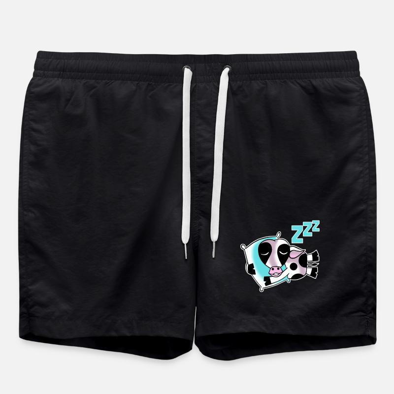 Vache endormie - Short de bain - noir