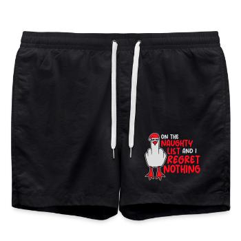 Sur la liste des vilains et je ne regrette rien Böse Möwe - Short de bain - noir - Devant - AI Model Male 185 light (185cm)