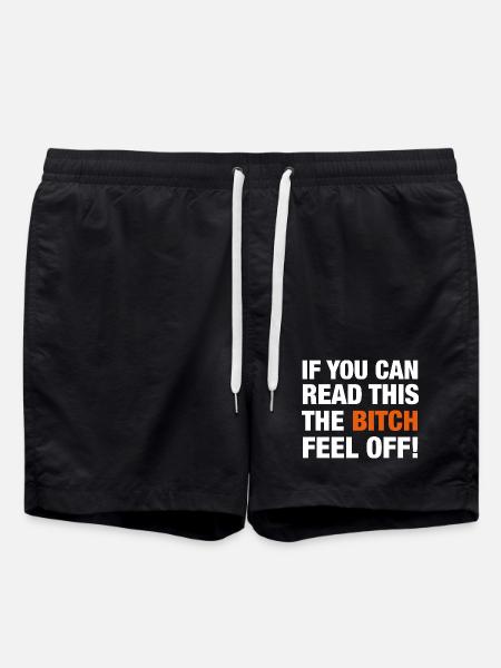 Motorcyclist Passenger - Swim Trunks - black