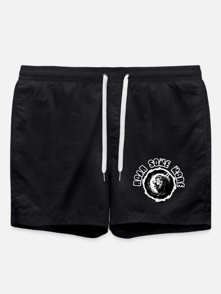 Lion Roar Some More Powerful - Swim Trunks - black