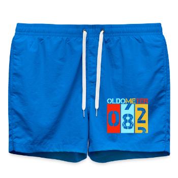 Oldometer 82 Retro Vintage 82. Geburtstag - Badeshorts - Cobalt blue - Vorne