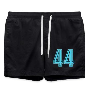 44 - Short de bain - noir - Devant - AI Model Male 185 light (185cm)