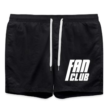 Fan Club - Short de bain - noir - Devant - AI Model Male 185 light (185cm)