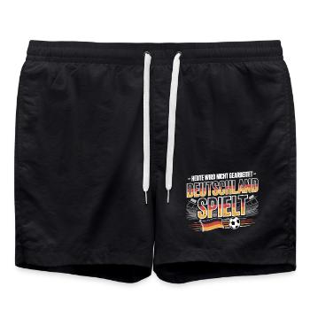 Germany Matchday Soccer Fan Soccer - Swim Trunks - black - Front - AI Model Male 185 light (185cm)