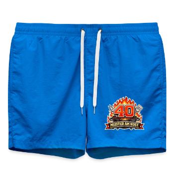 40 Master on the grill - Swim Trunks - cobalt blue - Front