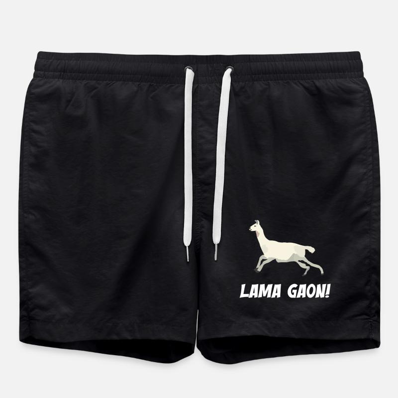 Lama Gaon - Badeshorts - Schwarz