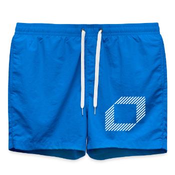 Carré géométrique sorti de lignes - Short de bain - cobalt blue - Devant