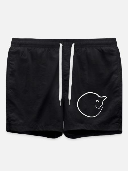 Chat - Short de bain - noir