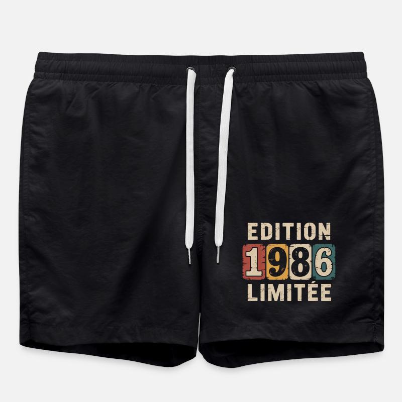 1986 Limited Edition - Swim Trunks - black