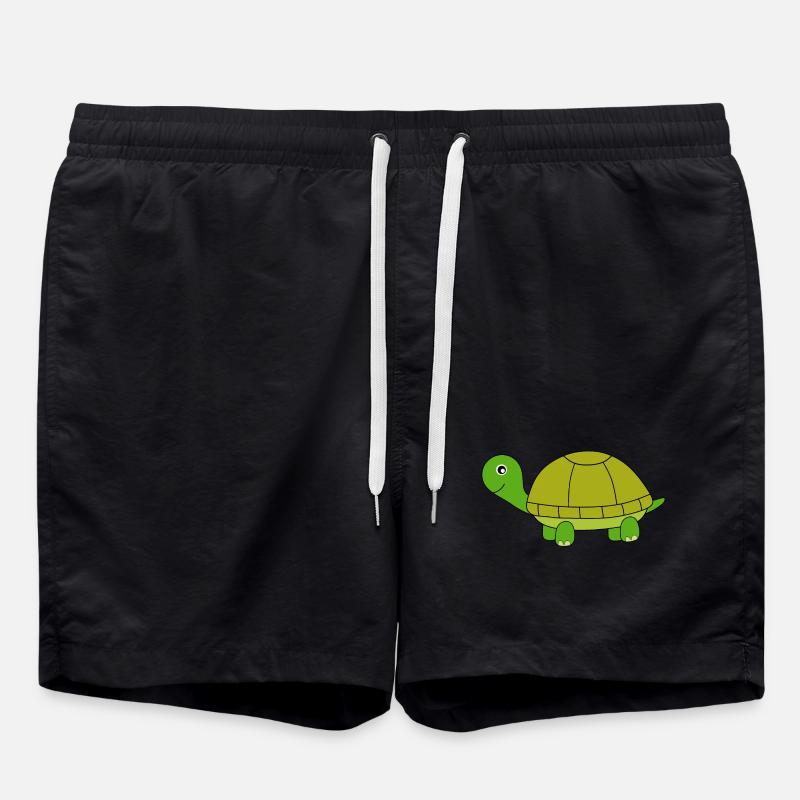 Schildkröte - Badeshorts - Schwarz