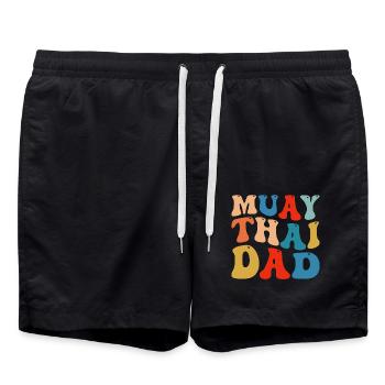 Papa Muay Thai - Short de bain - noir - Devant - AI Model Male 185 light (185cm)