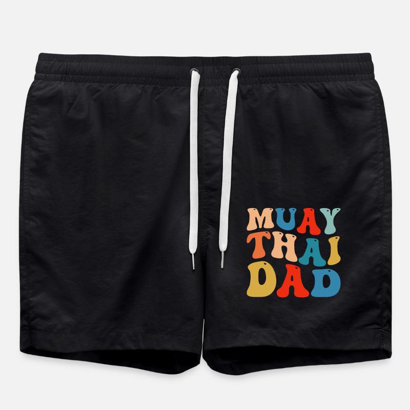 Papa Muay Thai - Short de bain - noir