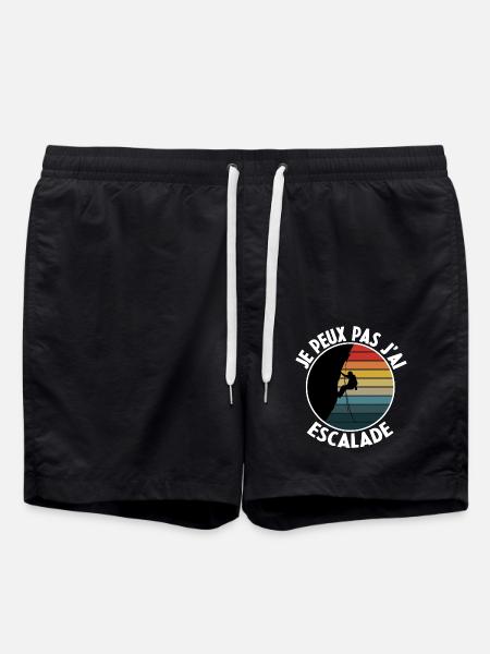 j'peux pas j'ai escalade - Short de bain - noir