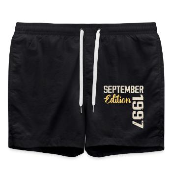 September 1997 - 27th Anniversary September 1997 - Swim Trunks - black - Front - AI Model Male 185 light (185cm)