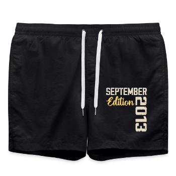 September 2013 - 11th Anniversary September 2013 - Swim Trunks - black - Front - AI Model Male 185 light (185cm)