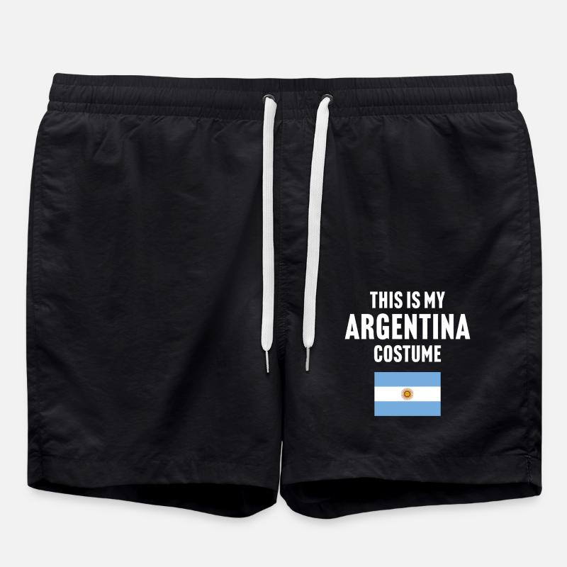 This my Argentina costume - Swim Trunks - black