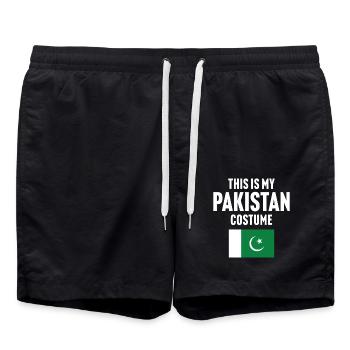 C’est mon costume pakistanais - Short de bain - noir - Devant - AI Model Male 185 light (185cm)