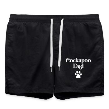 Papa Cockapoo - Short de bain - noir - Devant - AI Model Male 185 light (185cm)