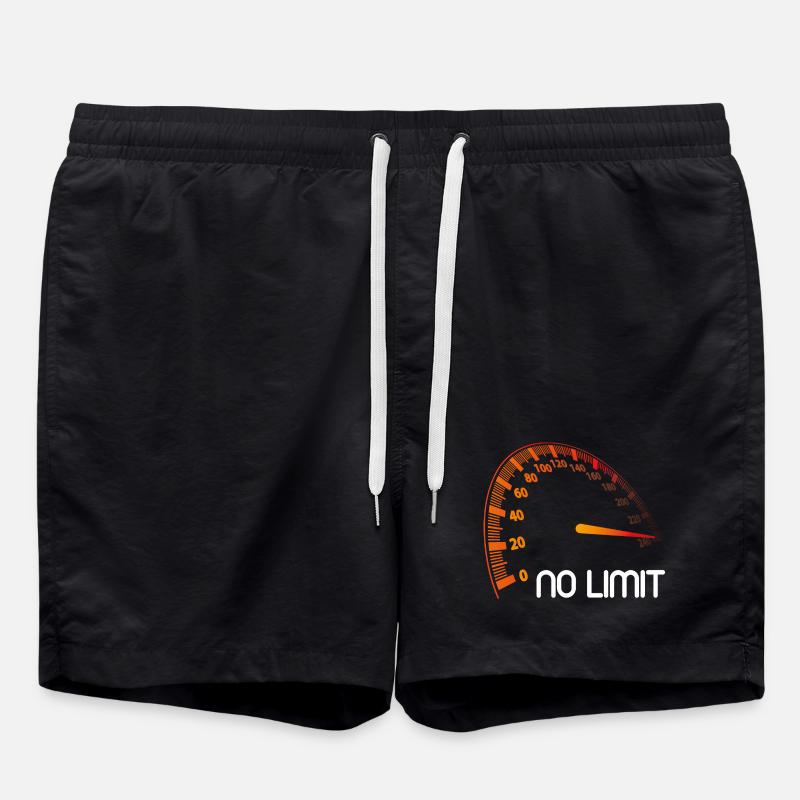 Speedometer - No Limit - Swim Trunks - black