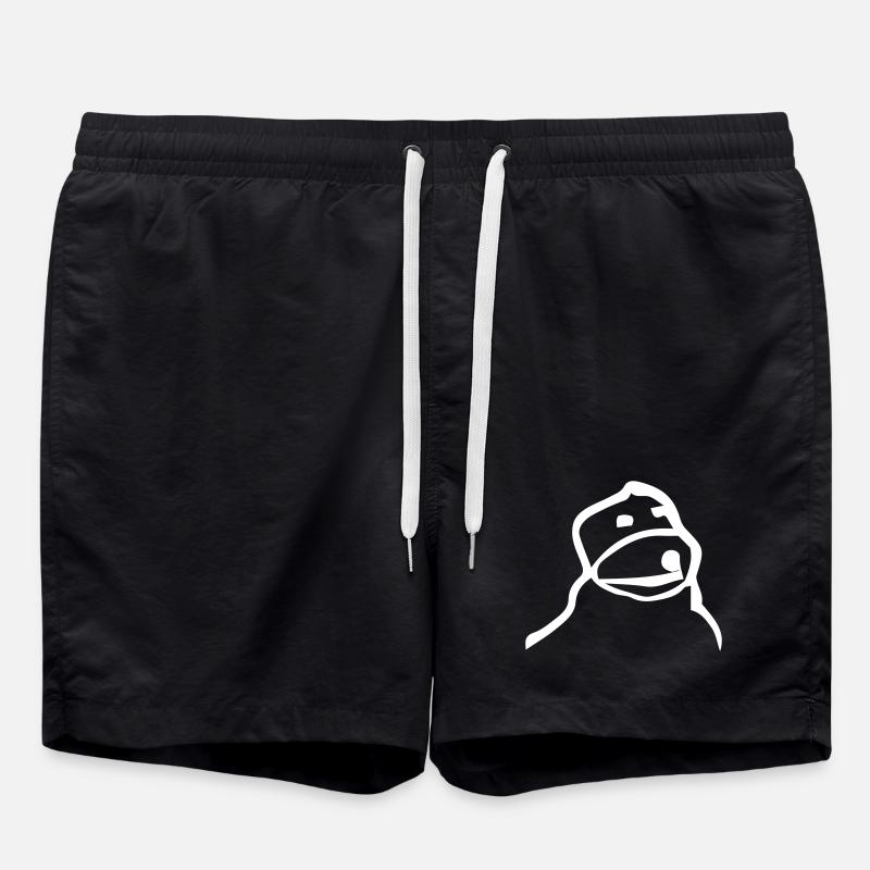 Flat Eric - Badeshorts - Schwarz
