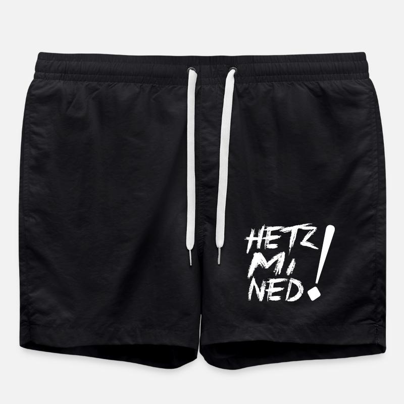 HETZ MI NED! - Badeshorts - Schwarz