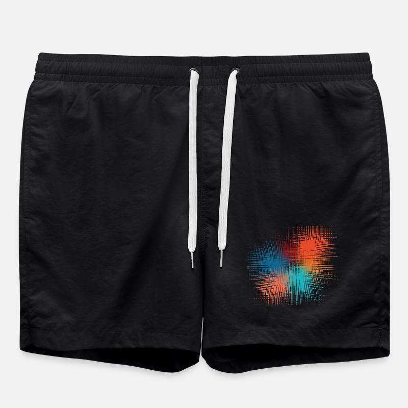 Explosion der Farben - Badeshorts - Schwarz