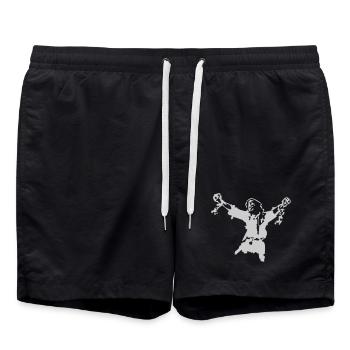 Combattants de la liberté - Short de bain - noir - Devant - AI Model Male 185 light (185cm)