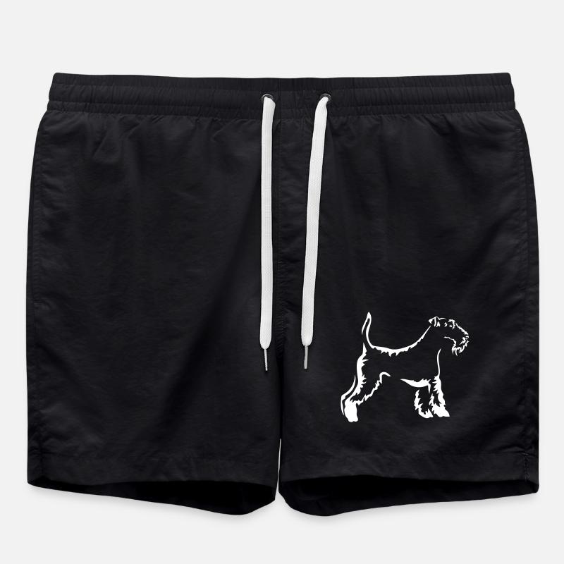 Foxterrier "Black Edition" - Badeshorts - Schwarz