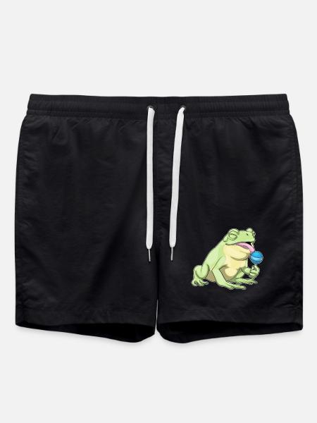 Frog Lollipop - Swim Trunks - black