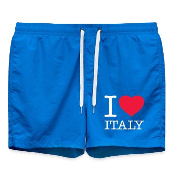 I LOVE ITALY Italien - Swim Trunks - cobalt blue - Front