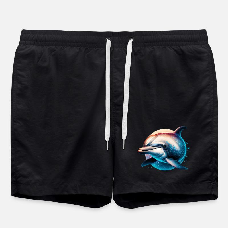 Delfin - Badeshorts - Schwarz