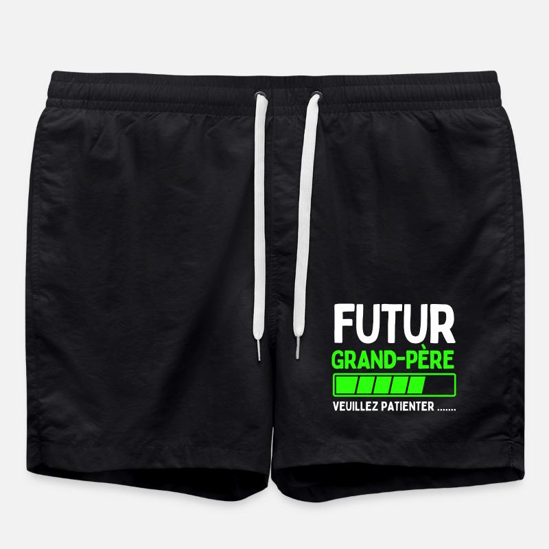 Futur grand-père - Short de bain - noir