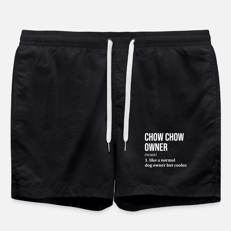 Chow Chow - Badeshorts - Schwarz